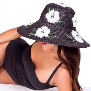 NWT Beautiful Gottex Punta Cana Raffia Sunhat
